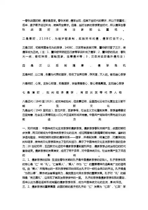 中国古代思想史