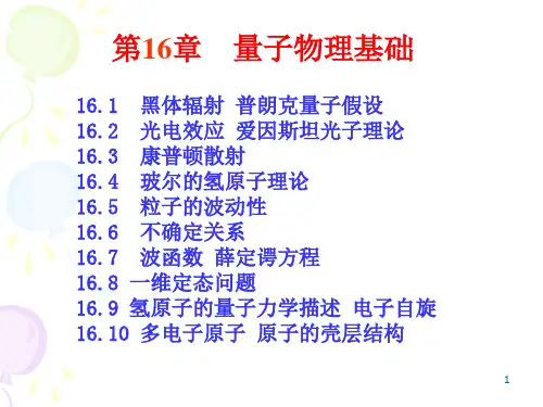 16-量子物理基础-1