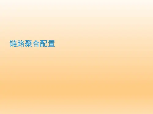 路由器高级知识及配置(链路聚合配置)