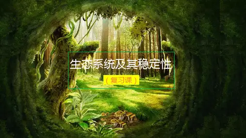 第23章++生态系统及其稳定性++复习课件-2022-2023学年北师大版生物八年级下册