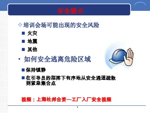 杜邦安全管理体系文化分享好DB