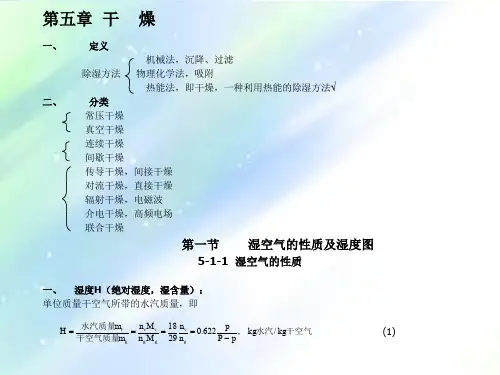 干燥计算
