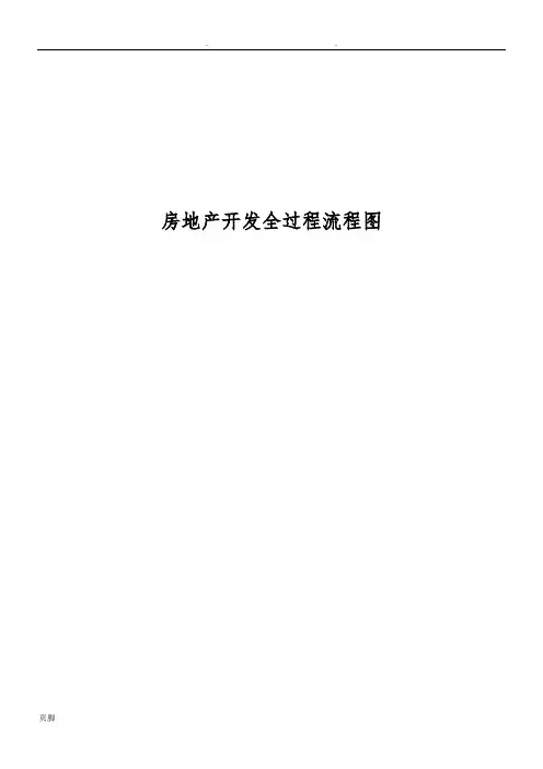 房地产开发全过程流程图