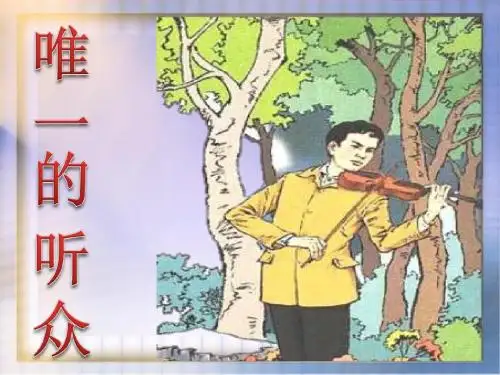 11唯一的听众--优秀课件-人教版--ppt