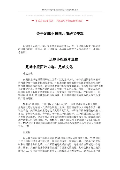 2019-关于足球小报图片简洁又美观word版本 (3页)