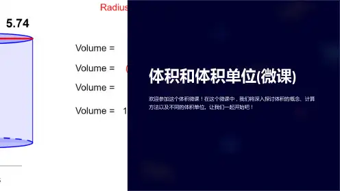 体积和体积单位(微课)