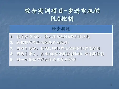 步进电机PLC控制ppt课件