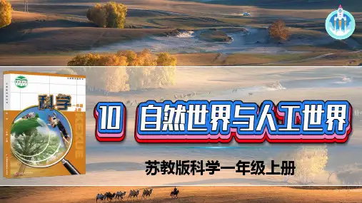 10自然世界与人造世界PPT课件苏教版科学一年级上册