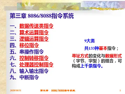 第3章 8086指令系统2PPT课件