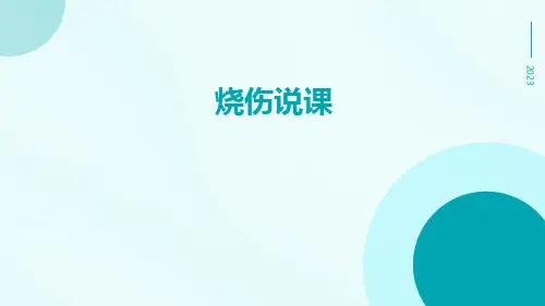 (医学课件)烧伤说课