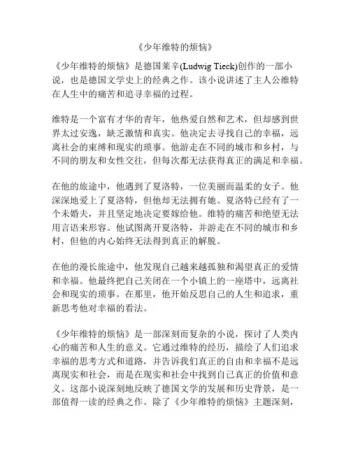 《少年维特的烦恼》