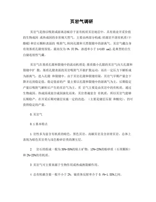页岩相关资料汇集