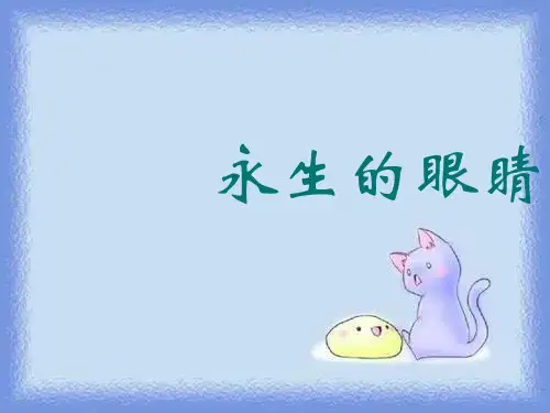 《永生的眼睛》精品课件