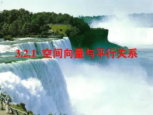 2015年高考复习 用向量证明空间的平行关系(公开课)