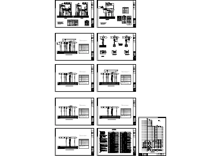 大楼建筑自控系统cad原理设计图纸