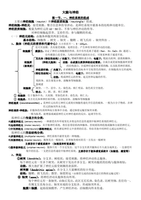 (完整word版)人体解剖生理学(左明雪)第三章重点知识点整理考点整理,推荐文档