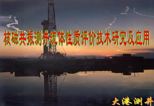 核磁共振测井流体性质评价技术研究及应用