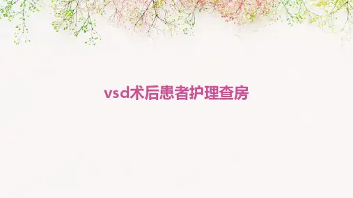 VSD术后患者护理查房