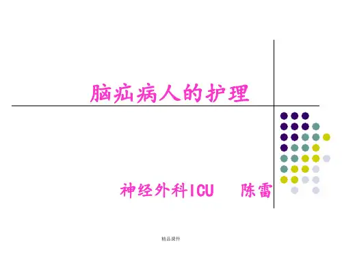 脑疝病人的护理最新版