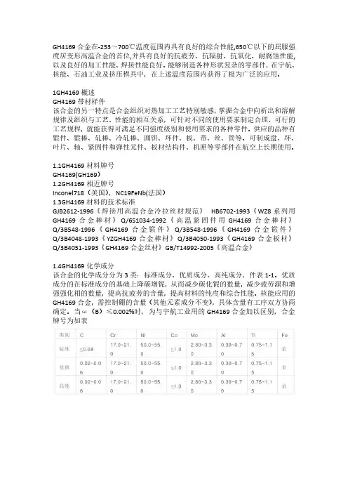 高温合金GH4169(in718)是什么材料？gh4169材质性能