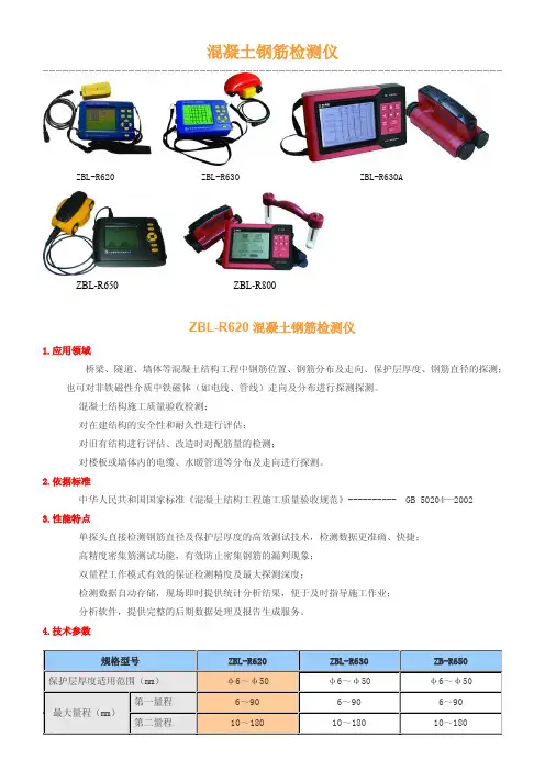 钢筋保护层测定仪
