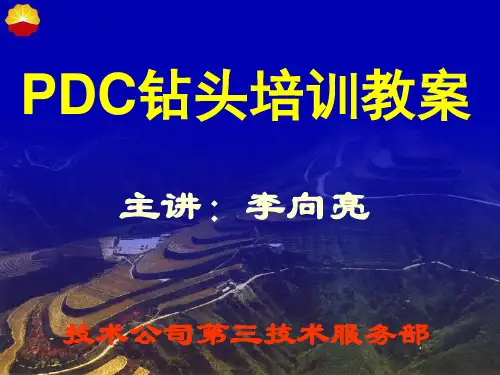PDC钻头讲稿