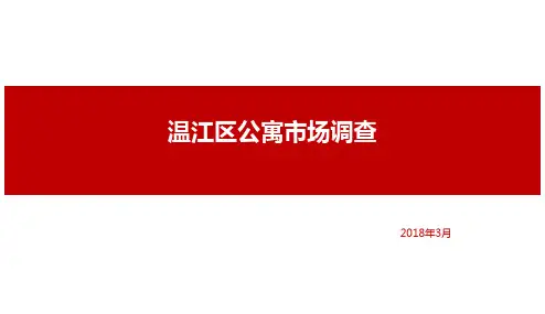 温江区公寓市调报告201803
