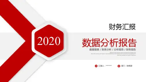 财务报告ppt模板