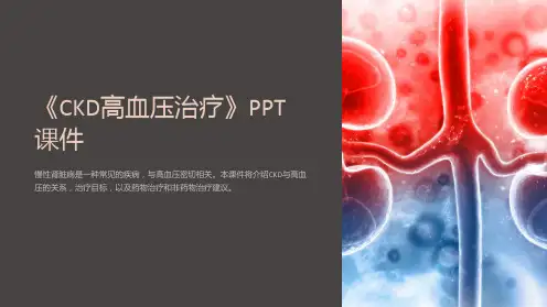 《CKD高血压治疗》课件