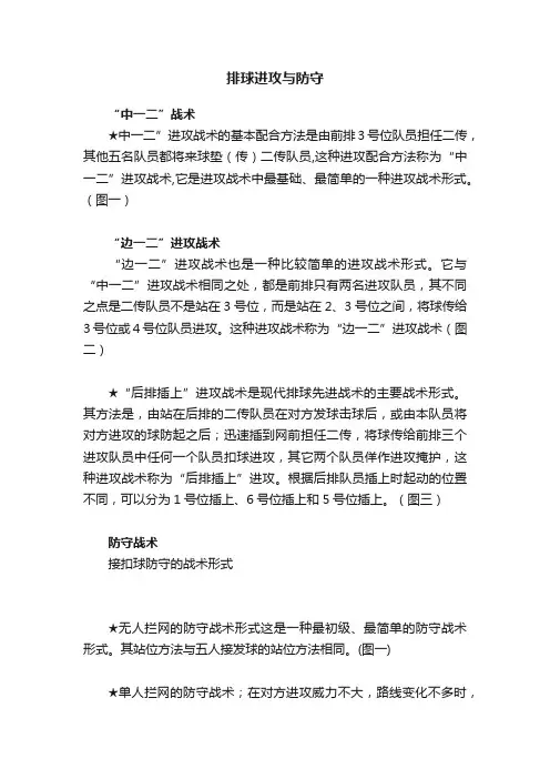 排球进攻与防守