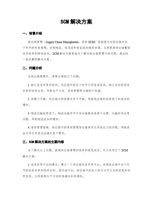 SCM解决方案