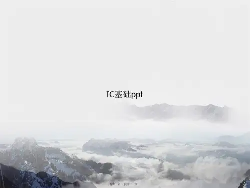 IC基础ppt讲课文档