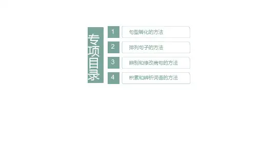 人教版小学语文词语句型专项复习课件