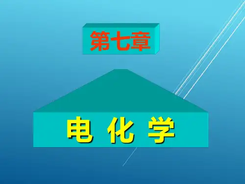 【吉林大学 物理化学】电化学