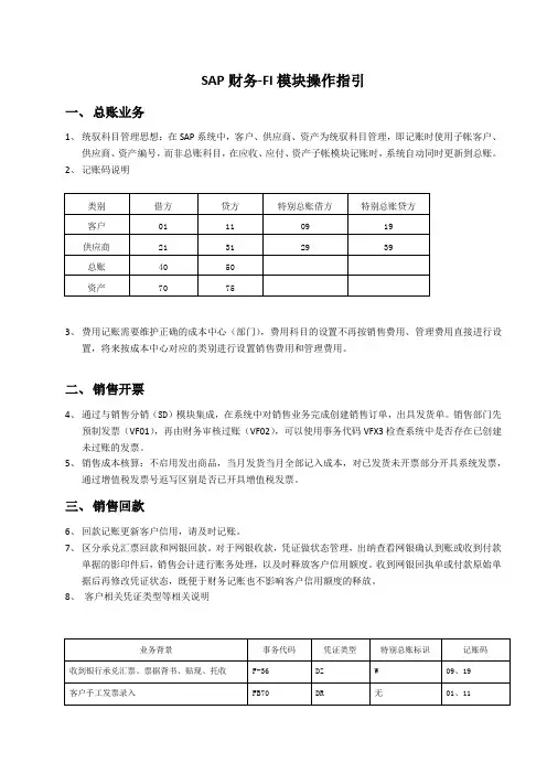 SAP-FI操作指引