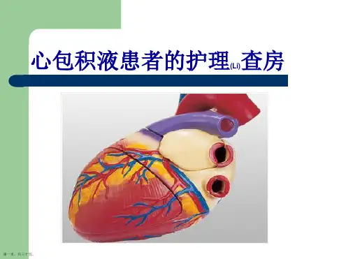 心包积液患者的护理查房ppt演讲