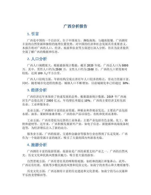 广西分析报告