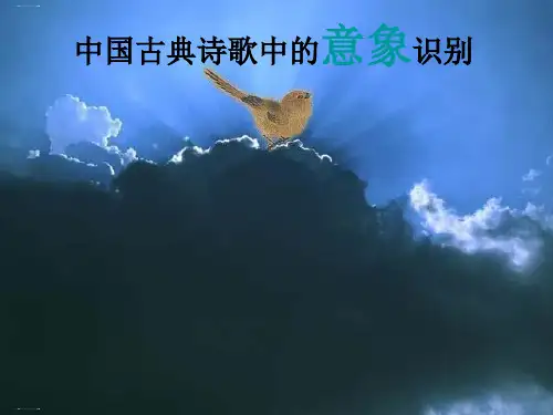 河南省新乡一中高三语文一轮复习读懂诗歌之意象识别PPT教学课件