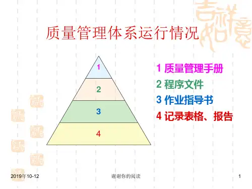 质量管理体系运行情况模板.pptx课件