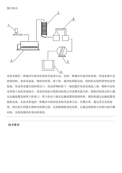 城市垃圾回收系统及处理方法与制作流程