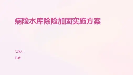 病险水库除险加固实施方案