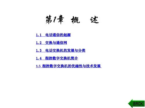 教学课件 程控数字交换技术(第二版)(刘振霞)
