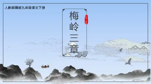 第2课《梅岭三章》课件(共29张PPT)2023—2024学年统编版语文九年级下册