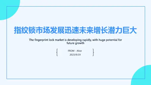 2023年指纹锁市场发展分析