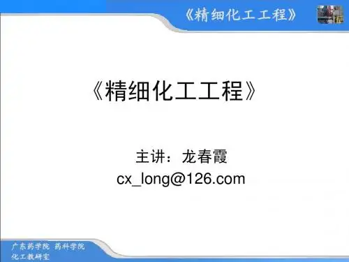 精细化工工程课件