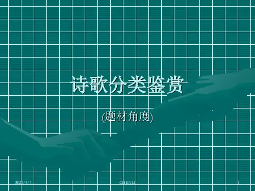 边塞军旅诗鉴赏PPT课件