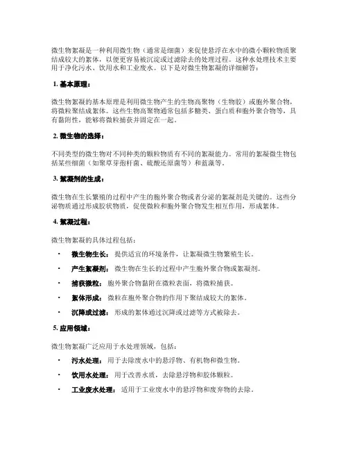 微生物絮凝