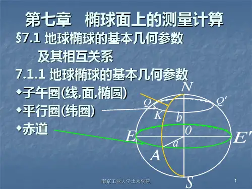 大地测量学基础[1](7)(控制)