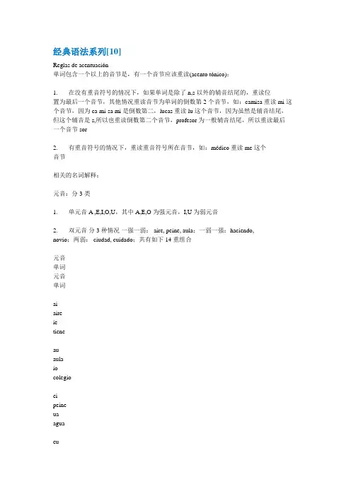 西班牙语经典语法系列