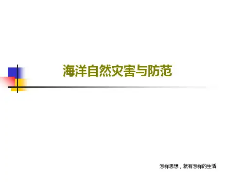 海洋自然灾害与防范共20页